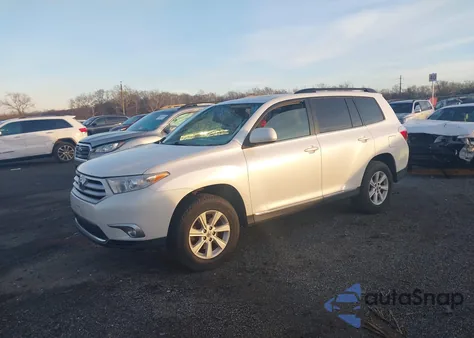 2012 Toyota Highlander Se V6 из США, поврежденный, VIN 5TDBK3EHXCS143378